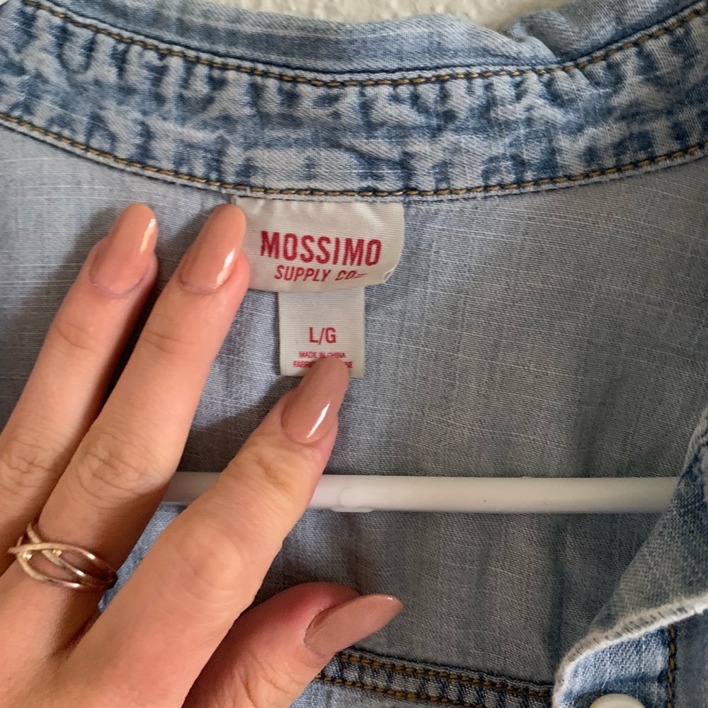 Denim Button Up - Picture 2 of 2